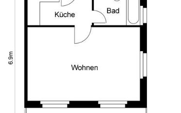 Wohnung ein Zimmer - image - 6