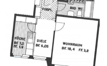 Wohnung ein Zimmer - image - 7