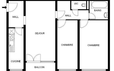 Apartment 4 rooms - image - 2