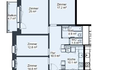 Wohnung 4 Zimmer - image - 7