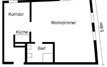 Wohnung 1.5 Zimmer - image - 6