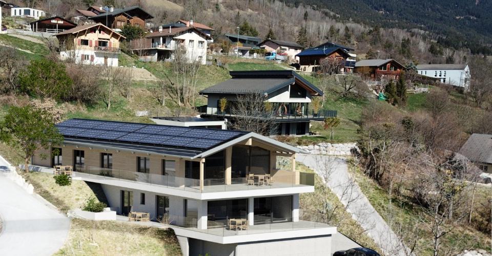 Magnifique appartement attique 4.5 pièces dans une construction moderne à Ayent 