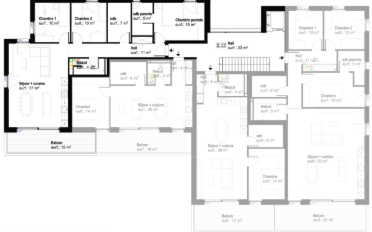 Attic flat 4.5 rooms - image - 5