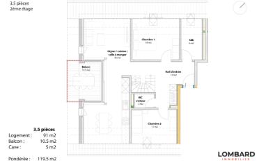 Apartment 3.5 rooms - image - 7