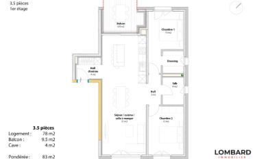Apartment 3.5 rooms - image - 11