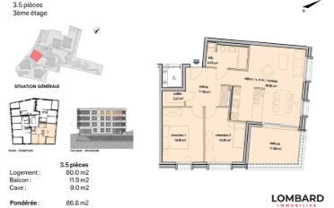 Attic flat 3.5 rooms - image - 6