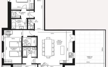 Terrace flat 5.5 rooms - image - 3
