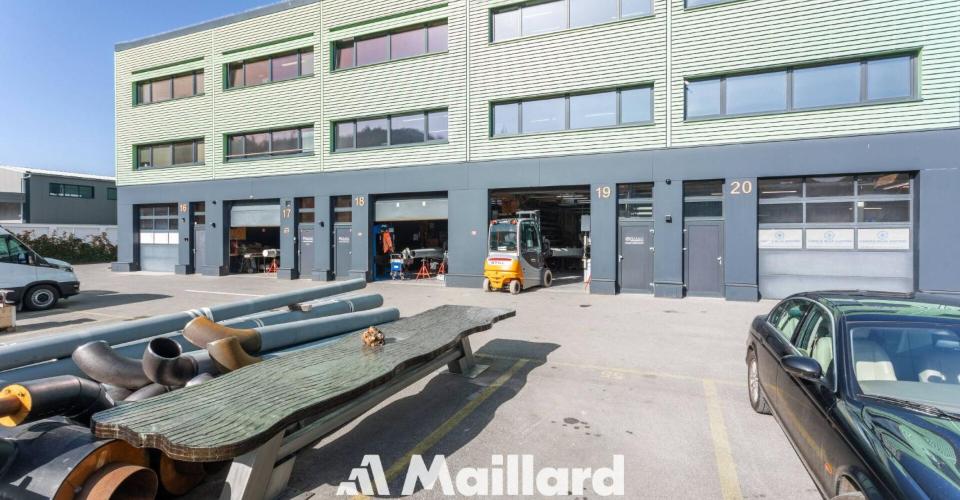 Moudon - 3 box industriels "GreenPlaces" sur 3 niveaux entièrement aménagés