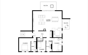 Apartment 4.5 rooms - image - 4
