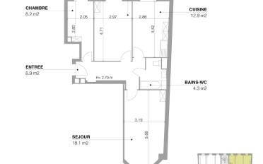 Apartment 4 rooms - image - 1