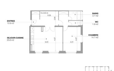 Apartment 3.5 rooms - image - 3