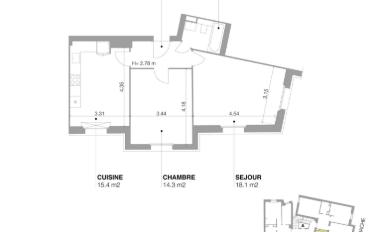Appartement 3 pièces - image - 5