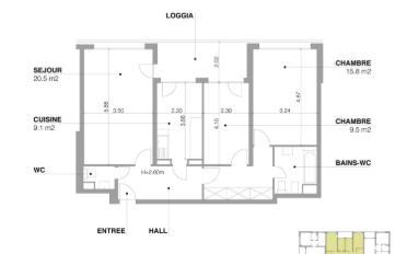 Apartment 4 rooms - image - 1