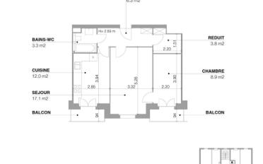 Apartment 3 rooms - image - 1