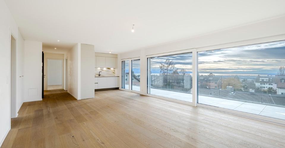 Attique de 3,5 pièces avec vue panoramique