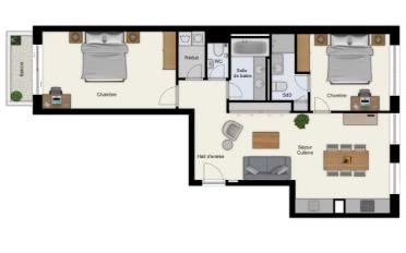 Apartment 4 rooms - image - 2