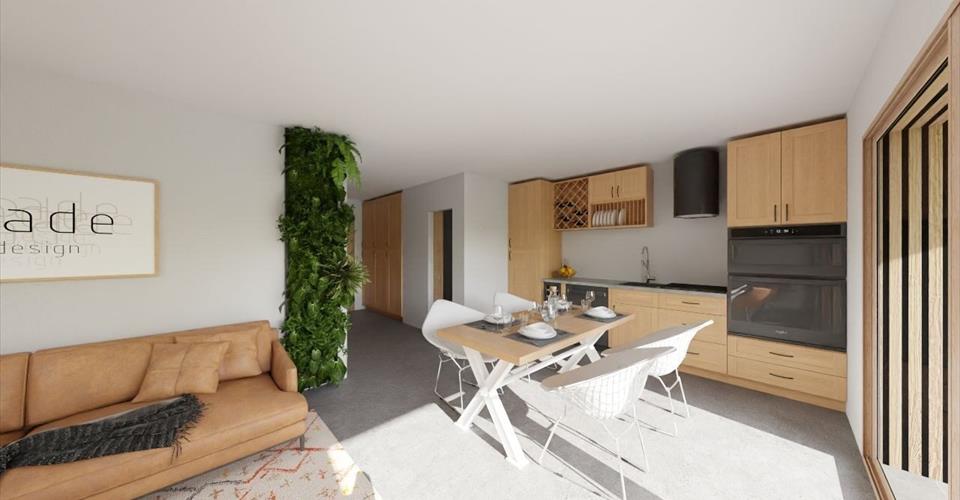 À vendre au rez appartement neuf de 2.5 pièces à Rocourt