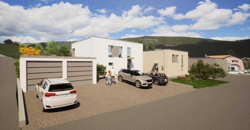 À vendre à Moutier maison neuve de 5.5 pièces avec un terrain de 615m²