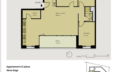 Wohnung 4.5 Zimmer - image - 2