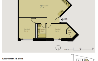 Wohnung 3.5 Zimmer - image - 5