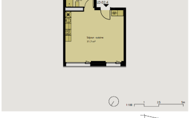 Wohnung 1.5 Zimmer - image - 5