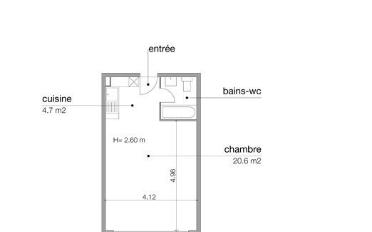 Appartement meublé 2 pièces - image - 8