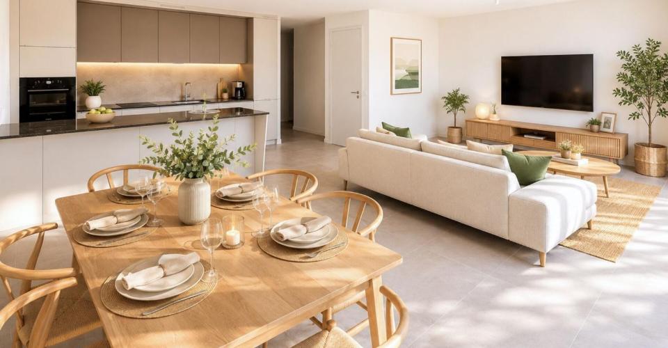 Spacieux et lumineux duplex avec terrasse et jardin privatif