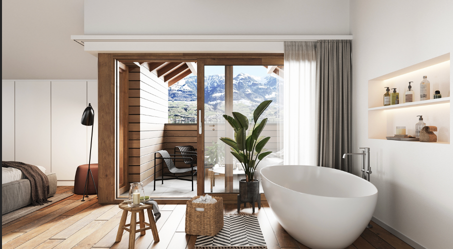 Vivre comme dans un rêve au bord du lac Sarnen : duplex neuf avec vue sur le lac
