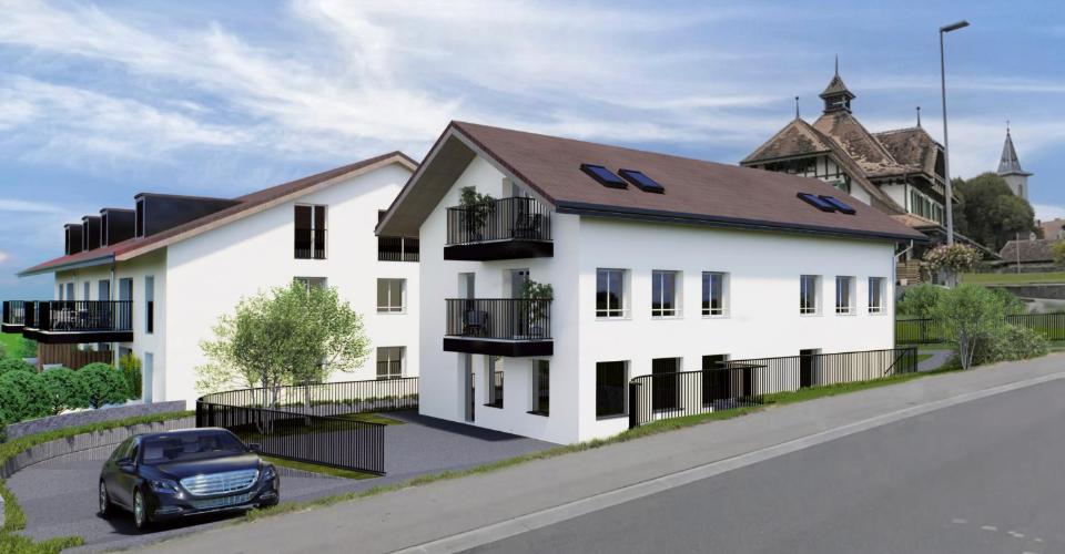 Nouvelle promotion de 12 appartements et un local commercial à Belfaux!