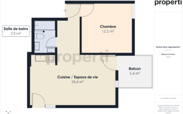 Wohnung 2.5 Zimmer - image - 7