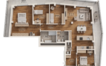 Wohnung 5.5 Zimmer - image - 10