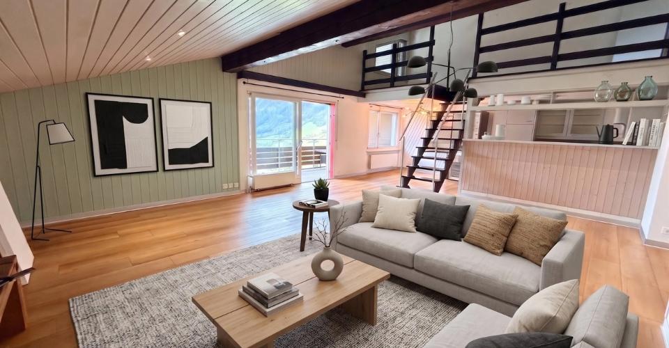Penthouse avec vue alpine exceptionnelle