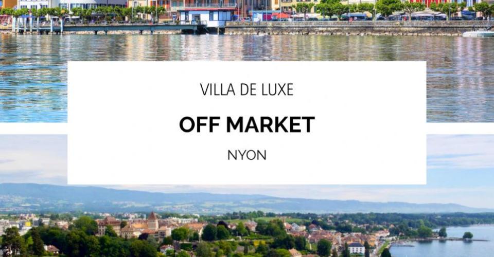 Villa d'exception dans la région de Nyon