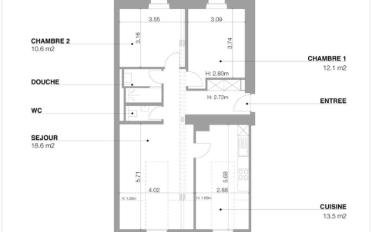 Appartement 4 pièces - image - 2