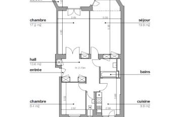 Wohnung 3 Zimmer - image - 1