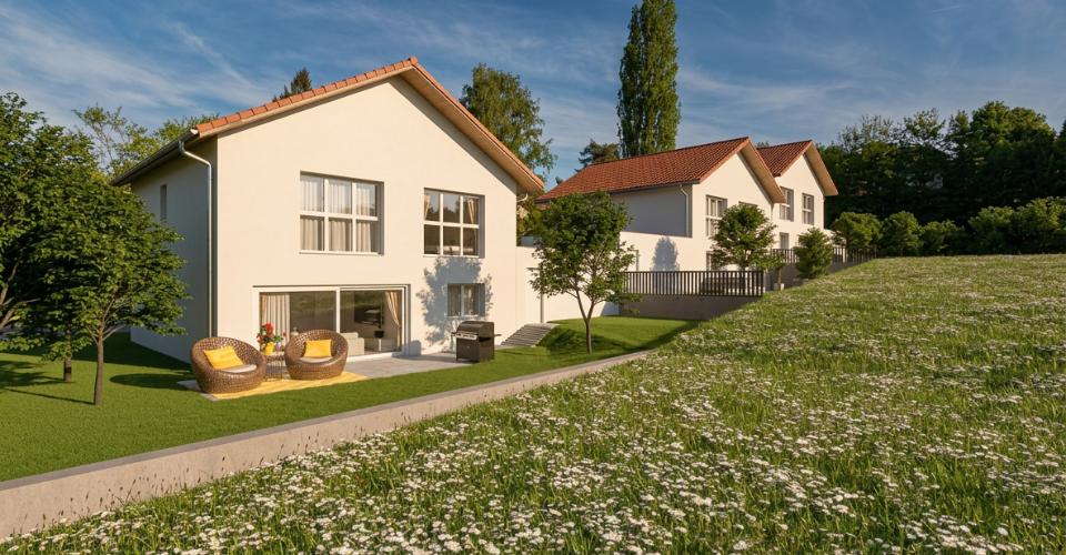 Nouvelle promotion à Thierrens – Villas familiales 5.5p avec jardin