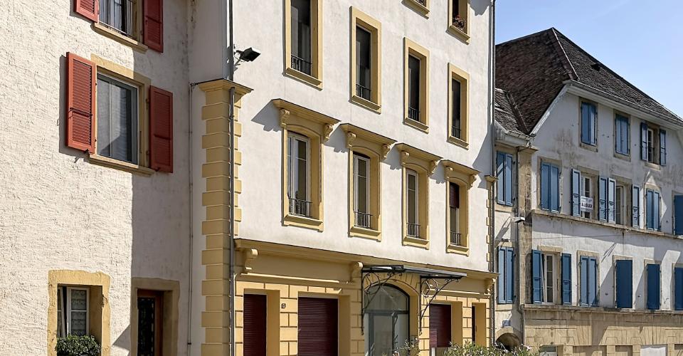 Spacieux appartement dans le bourg historique de Boudry
