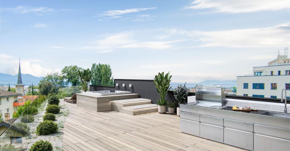 Duplex d'exception de 4,5 vue panoramique Vente sur plan