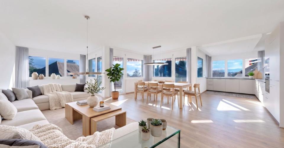 Appartement rénové de 5.5 pièces + studio indépendant