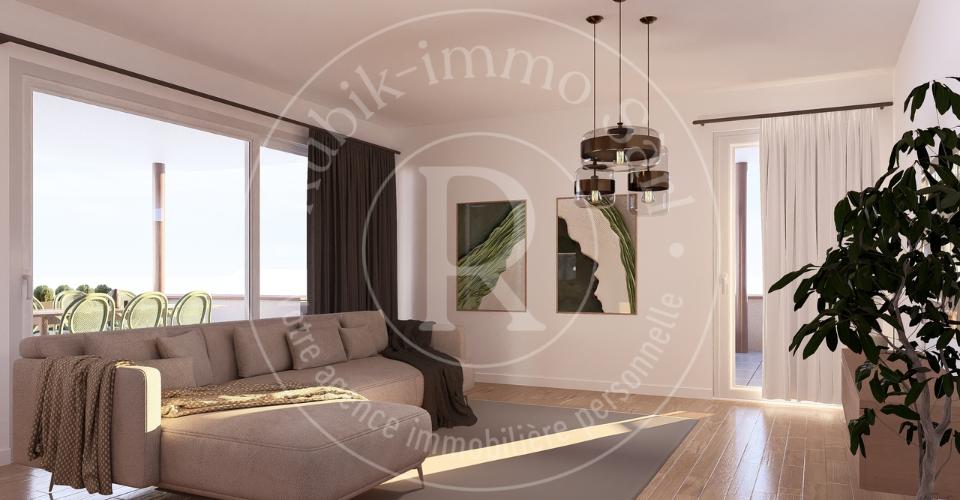 4,5 pièces avec balcon de 52m² !