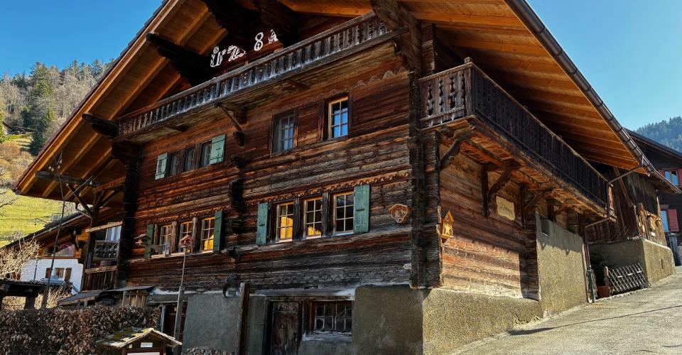Viager occupé - 5 min Villars et Diablerets Chalet alpin authentique – Entièrement rénové – Panex