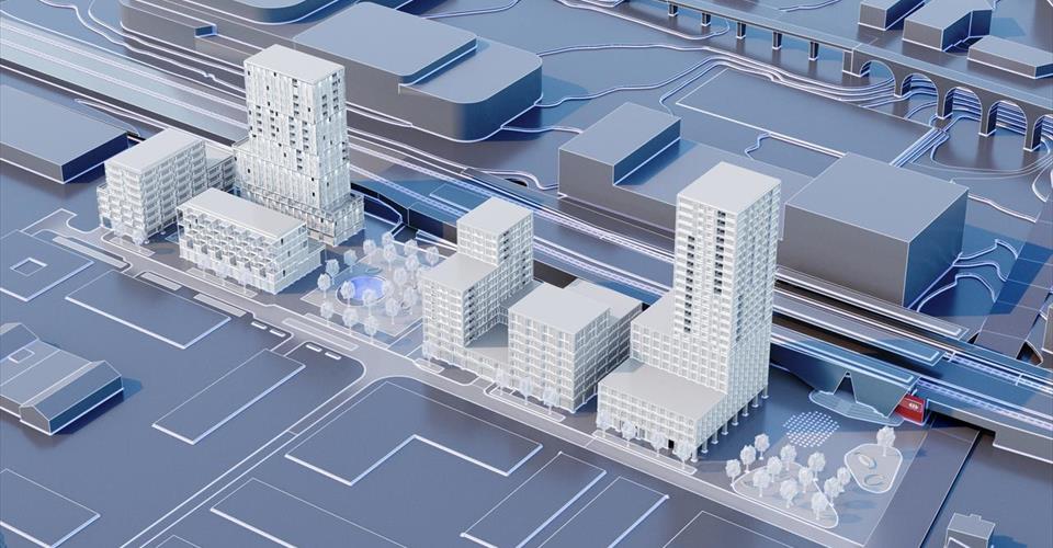 Bureaux de 6'900m2 au sein de l'écoquar…