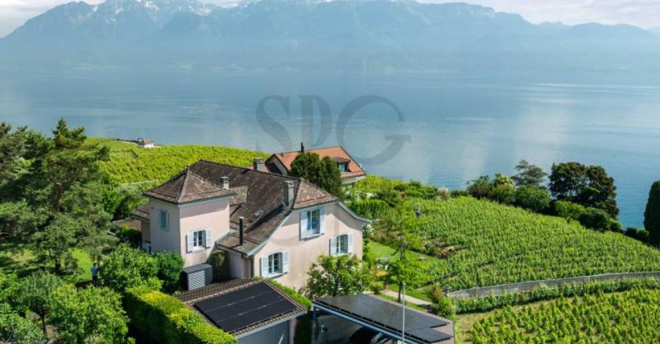 Elégante maison d'inspiration bourgeoise au coeur du Lavaux