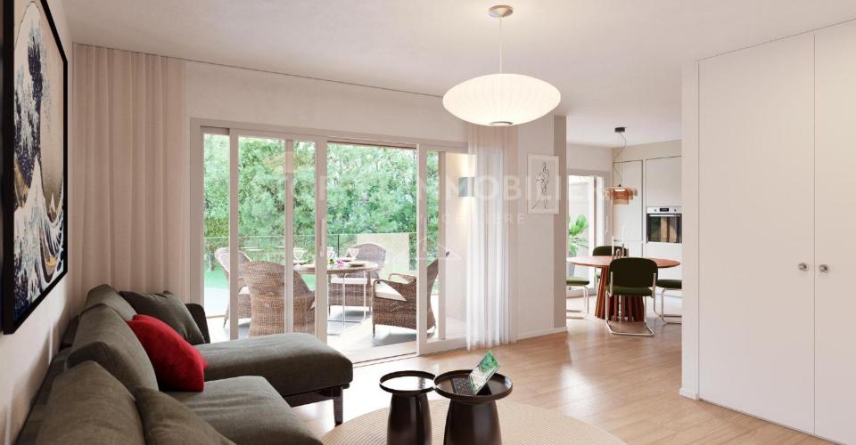 Lumineux appartement traversant de 3 pièces