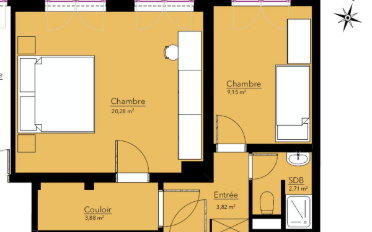 Apartment 2.5 rooms - image - 2