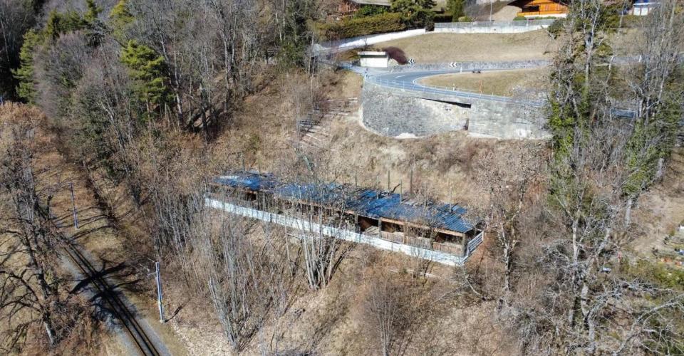 Terrain au Posses-sur-Bex avec possibilité de construire 3 villas