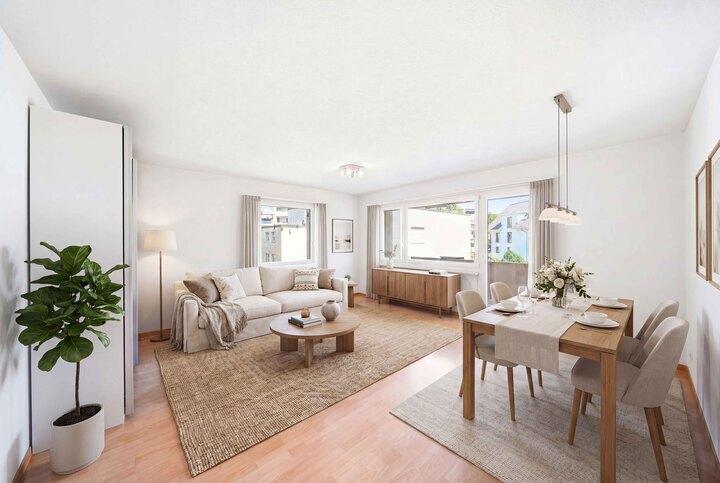 UN ESPACE ÉTONNAMMENT VASTE - 2,5 PIÈCES SUR 63 M²