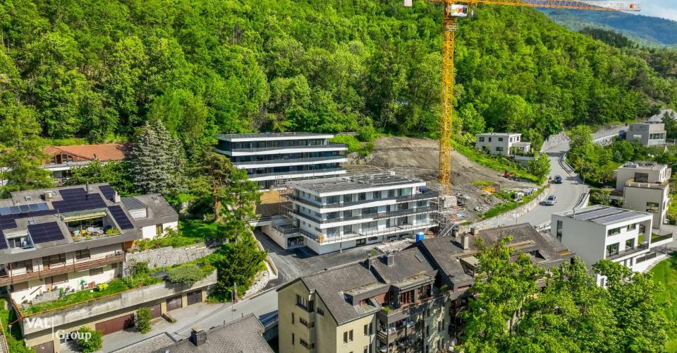 Prêt à emménager : appartement neuf de 3,5 pièces dans un bel emplacement surélevé