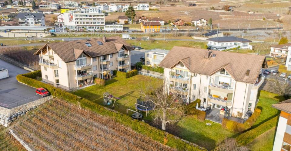 Gepflegte Gartenwohnung im Weinparadies Salgesch