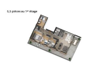 Apartment 5.5 rooms - image - 8